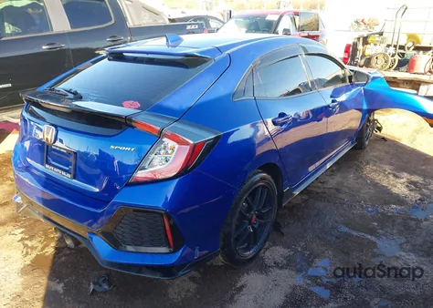2018 Honda Civic Sport from USA, damaged, VIN SHHFK7H44JU405333